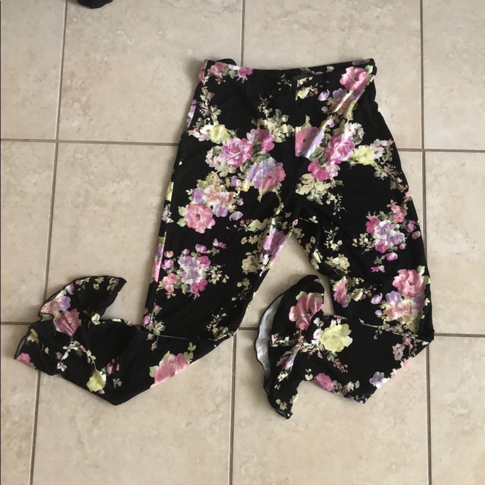 ASOS flare NWT FLORAL PANTS